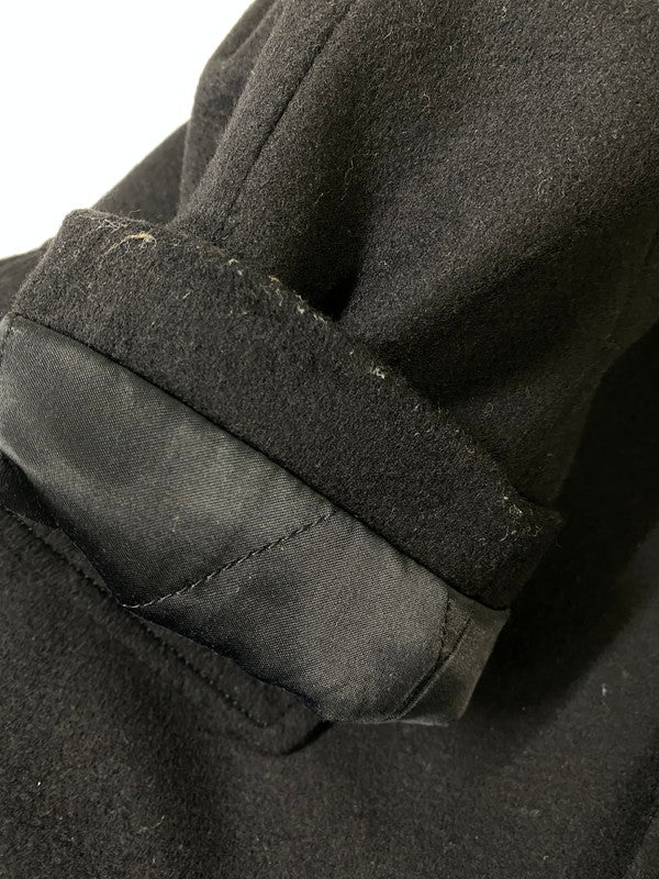【中古品】【メンズ】 WACKO MARIA ワコマリア MOUTON COLLAR GANG COAT 17FW-WMO-CO14 17AW エルメネジルドゼニア製 ムートンカラー ギャングコート メンズ アウター ムートンボア ロングコート 142-260901-em-28-min サイズ：M カラー：ブラック 万代Net店
