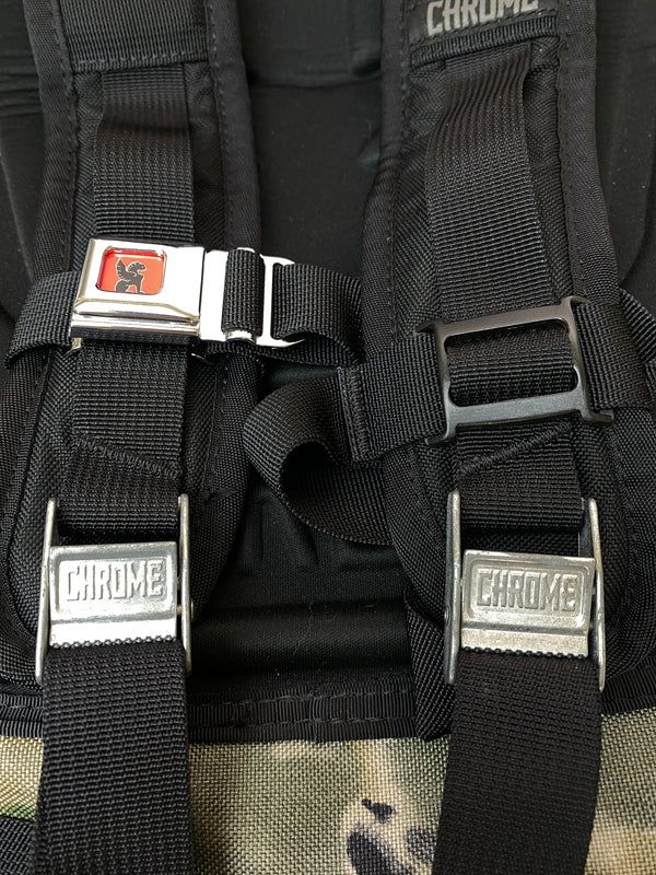 【中古品】【メンズ】 CHROME クローム BACKPACK 迷彩 バックパック リュック カバン 188-260909-yn-20-min カラー：ブラック/カモフラージュ 万代Net店
