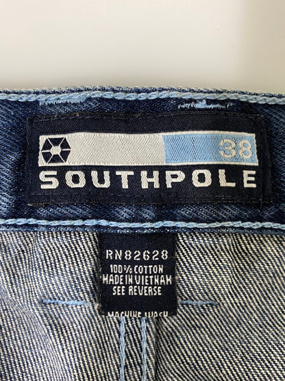 【中古品】【メンズ】 SOUTH POLE サウスポール デニムショーツ メンズ ショートパンツ 短パン ボトムス 157-260901-em-55-min サイズ：38 カラー：インディゴ 万代Net店