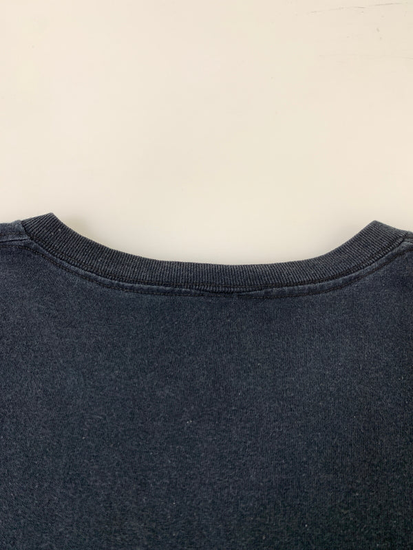 【中古品】【メンズ】 FUCK YOU FUCKIN FUCK 90S TEE 90年代 ティー 半袖 Tシャツ ショートスリーブ 146-260903-hu-59-min サイズ：XL カラー：ネイビー 万代Net店