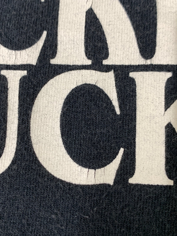 【中古品】【メンズ】 FUCK YOU FUCKIN FUCK 90S TEE 90年代 ティー 半袖 Tシャツ ショートスリーブ 146-260903-hu-59-min サイズ：XL カラー：ネイビー 万代Net店