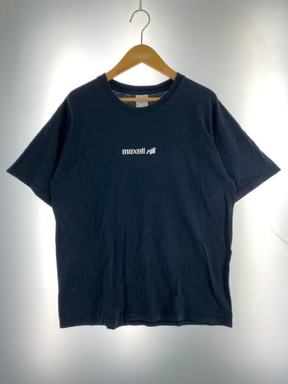 【中古品】【メンズ】 MAXELL マクセル 企業 TEE メンズ 半袖 Tシャツ ヴィンテージ ロゴ ショートスリーブ 146-260904-em-44-min サイズ：L カラー：ブラック 万代Net店