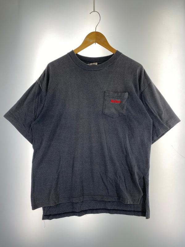 【現状渡し品】【メンズ】 MARLBOLO マルボロ 90S ボーダーTEE 90年代 ボーダー 半袖 Tシャツ メンズ トップス ヴィンテージ 146-260904-em-41-min サイズ：L/XL カラー：グレー 万代Net店