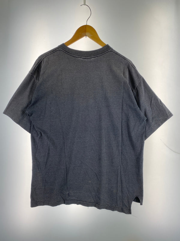 【現状渡し品】【メンズ】 MARLBOLO マルボロ 90S ボーダーTEE 90年代 ボーダー 半袖 Tシャツ メンズ トップス ヴィンテージ 146-260904-em-41-min サイズ：L/XL カラー：グレー 万代Net店
