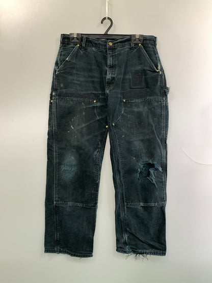【中古品】【メンズ】 CARHARTT カーハート USA製 ダブルニーぺインターパンツ ボトムス 157-260903-hu-11-min サイズ：36×30 カラー：ネイビー 万代Net店