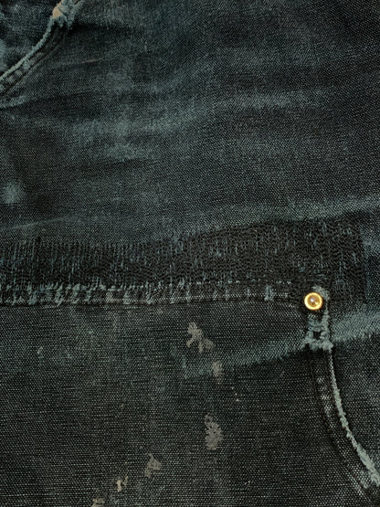 【中古品】【メンズ】 CARHARTT カーハート USA製 ダブルニーぺインターパンツ ボトムス 157-260903-hu-11-min サイズ：36×30 カラー：ネイビー 万代Net店