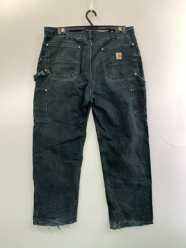 【中古品】【メンズ】 CARHARTT カーハート USA製 ダブルニーぺインターパンツ ボトムス 157-260903-hu-11-min サイズ：36×30 カラー：ネイビー 万代Net店