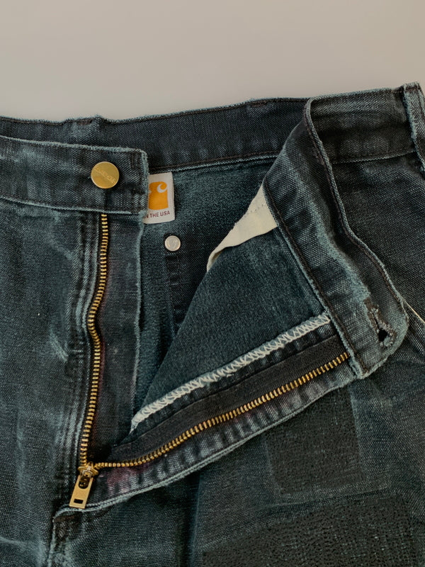 【中古品】【メンズ】 CARHARTT カーハート USA製 ダブルニーぺインターパンツ ボトムス 157-260903-hu-11-min サイズ：36×30 カラー：ネイビー 万代Net店