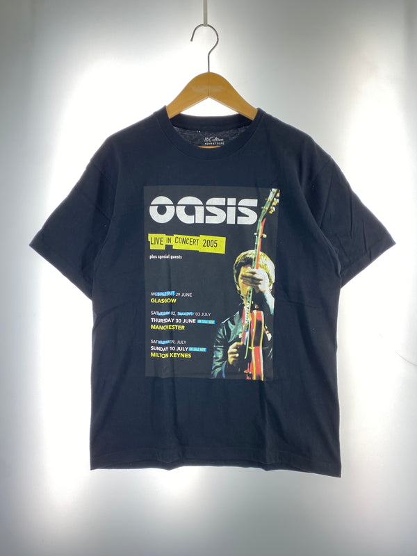 【中古品】【メンズ】 ADAM ET ROPE アダムエロペ OASIS 2005 TOUR S/S TEE GMM-75030-C オアシス 2005 ツアー ショートスリーブ Tシャツ メンズ トップス 半袖 バンドTシャツ 140-260904-em-30-min サイズ：L カラー：ブラック 万代Net店
