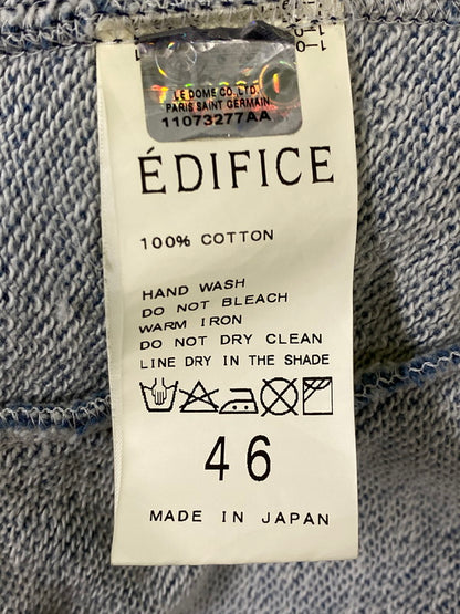 【中古品】【メンズ】 EDIFICE エディフィス × PARIS SAINT-GERMAIN パリ・サンジェルマン STAR ZIP PARKA スター ジップ パーカー メンズ アウター ジップアップ フィーディ 140-260904-em-09-min サイズ：46 カラー：ブルー 万代Net店