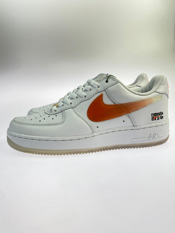 【中古品】【メンズ】 KITH キス × NIKE ナイキ CZ7928-100 AIR FORCE 1 LOW エアーフォース ロースニーカー 靴 160-260902-jt-06-min サイズ：US 8.5 26.5cm カラー：WHITE/WHITE BRILLIANT ORANGE 万代Net店