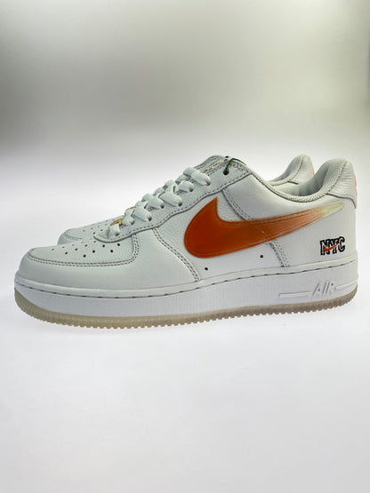 【中古品】【メンズ】 KITH キス × NIKE ナイキ CZ7928-100 AIR FORCE 1 LOW エアーフォース ロースニーカー 靴 160-260902-jt-06-min サイズ：US 8.5 26.5cm カラー：WHITE/WHITE BRILLIANT ORANGE 万代Net店