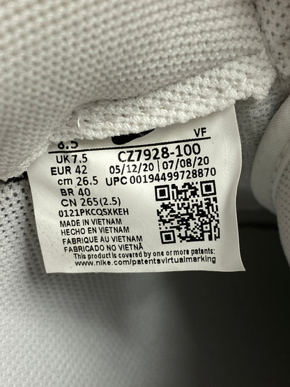 【中古品】【メンズ】 KITH キス × NIKE ナイキ CZ7928-100 AIR FORCE 1 LOW エアーフォース ロースニーカー 靴 160-260902-jt-06-min サイズ：US 8.5 26.5cm カラー：WHITE/WHITE BRILLIANT ORANGE 万代Net店