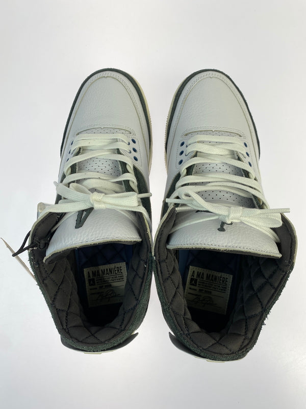 【中古美品】【メンズ】 A MA MANIERE アママニエール × NIKE ナイキ HV8571-100 AIR JORDAN 3 RETRO OG SP エアージョーダン3 レトロ オージー スニーカー 靴 160-260902-jt-09-min サイズ：US 9.5 27.5cm カラー：WHITE/DIFFUSED BLUE-ANTHRACITE 万代Net店