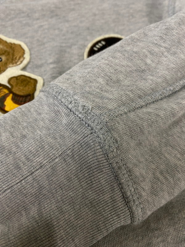 【中古品】【メンズ】 POLO RALPH LAUREN ポロ・ラルフローレン POLO BEAR SWEATSHIRT ポロ ベア スウェットシャツ メンズ トップス トレーナー 長袖 クマ 147-260904-em-10-min サイズ：L/G 14-16 カラー：グレー 万代Net店