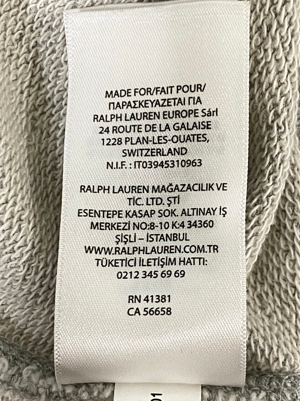 【中古品】【メンズ】 POLO RALPH LAUREN ポロ・ラルフローレン POLO BEAR SWEATSHIRT ポロ ベア スウェットシャツ メンズ トップス トレーナー 長袖 クマ 147-260904-em-10-min サイズ：L/G 14-16 カラー：グレー 万代Net店
