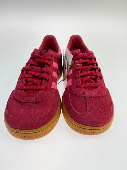 【中古美品】【キッズ】 ADIDAS アディダス HANDBALL SPEZIAL CF EL JR7423 ハンドボール スペツィアル コンフォート クロージャー スニーカー 靴 161-260902-jt-24-min サイズ：US 1 1/2 20.0cm カラー：RUBRED/LUC PINK 万代Net店