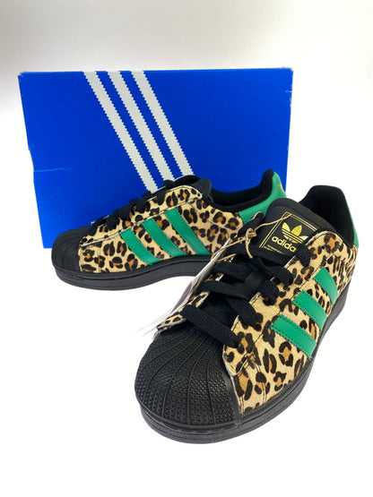 【中古美品】【レディース】 ADIDAS アディダス SUPERSTAR II JP8165 スーパースター スニーカー 靴 161-260902-jt-25-min サイズ：US 5 22.0cm カラー：ひょう柄 万代Net店
