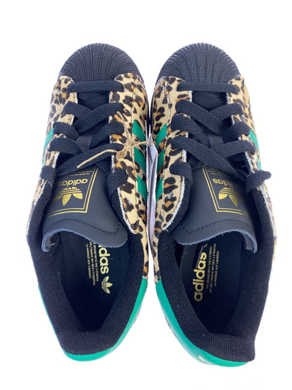 【中古美品】【レディース】 ADIDAS アディダス SUPERSTAR II JP8165 スーパースター スニーカー 靴 161-260902-jt-25-min サイズ：US 5 22.0cm カラー：ひょう柄 万代Net店
