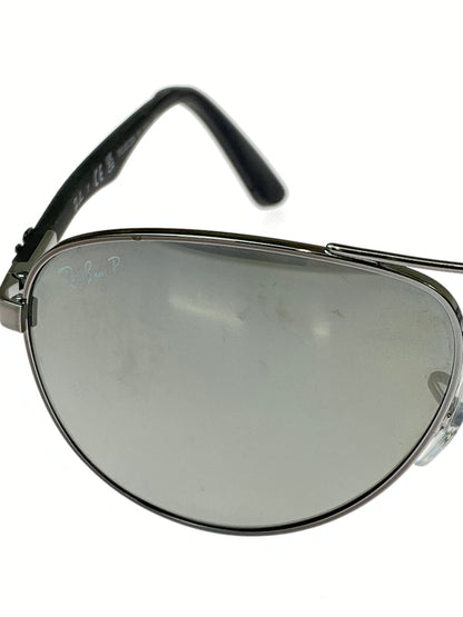 【中古品】【メンズ】 RAY-BAN レイバン CARBON FIBRE RB8313 カーボンファイバー アイウエア 203-260907-yn-22-min サイズ：61□13 140 カラー：ガンメタル 万代Net店