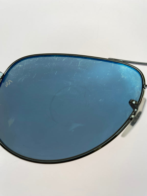 【中古品】【メンズ】 RAY-BAN レイバン CARBON FIBRE RB8313 カーボンファイバー アイウエア 203-260907-yn-22-min サイズ：61□13 140 カラー：ガンメタル 万代Net店