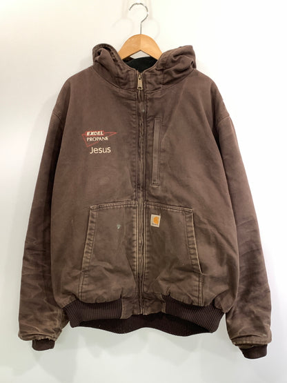 【中古品】【メンズ】 CARHARTT カーハート FULL SWING CARHARTT FLEECE LINED HOODIE フル スウィング カーハート フリース ラインド フーディ 103371 201 146-260903-hu-13-min サイズ：2XL カラー：ブラウン 万代Net店