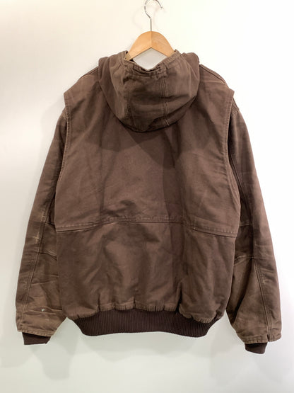 【中古品】【メンズ】 CARHARTT カーハート FULL SWING CARHARTT FLEECE LINED HOODIE フル スウィング カーハート フリース ラインド フーディ 103371 201 146-260903-hu-13-min サイズ：2XL カラー：ブラウン 万代Net店