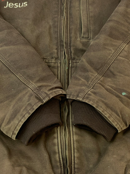 【中古品】【メンズ】 CARHARTT カーハート FULL SWING CARHARTT FLEECE LINED HOODIE フル スウィング カーハート フリース ラインド フーディ 103371 201 146-260903-hu-13-min サイズ：2XL カラー：ブラウン 万代Net店