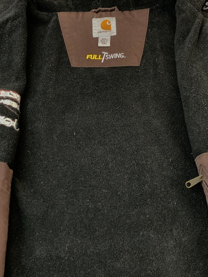 【中古品】【メンズ】 CARHARTT カーハート FULL SWING CARHARTT FLEECE LINED HOODIE フル スウィング カーハート フリース ラインド フーディ 103371 201 146-260903-hu-13-min サイズ：2XL カラー：ブラウン 万代Net店