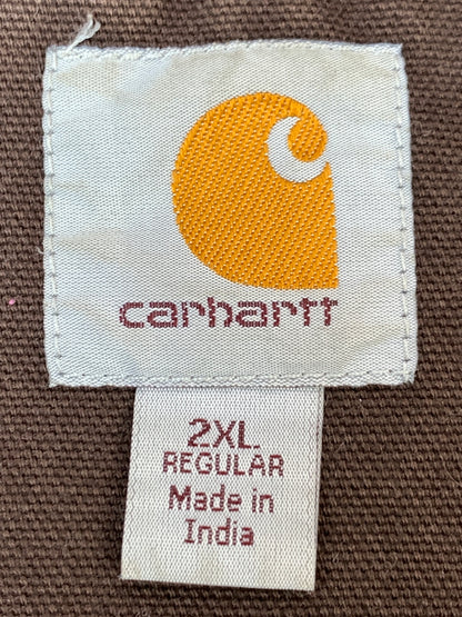 【中古品】【メンズ】 CARHARTT カーハート FULL SWING CARHARTT FLEECE LINED HOODIE フル スウィング カーハート フリース ラインド フーディ 103371 201 146-260903-hu-13-min サイズ：2XL カラー：ブラウン 万代Net店
