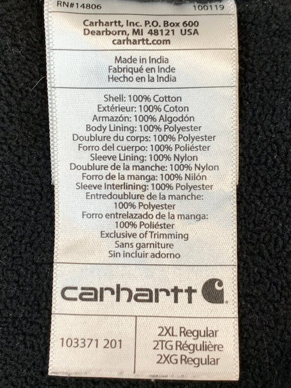 【中古品】【メンズ】 CARHARTT カーハート FULL SWING CARHARTT FLEECE LINED HOODIE フル スウィング カーハート フリース ラインド フーディ 103371 201 146-260903-hu-13-min サイズ：2XL カラー：ブラウン 万代Net店