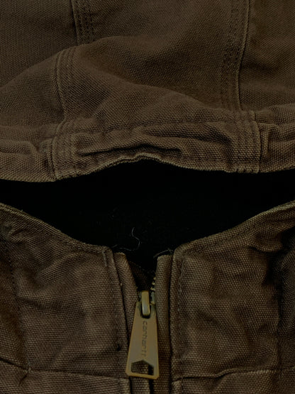 【中古品】【メンズ】 CARHARTT カーハート FULL SWING CARHARTT FLEECE LINED HOODIE フル スウィング カーハート フリース ラインド フーディ 103371 201 146-260903-hu-13-min サイズ：2XL カラー：ブラウン 万代Net店