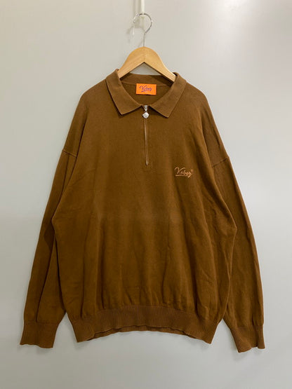 【中古品】【メンズ】 KEBOZ ケボズ ハーフジップセーター メンズ トップス ハーフジップ 長袖シャツ 142-260904-em-11-min カラー：ブラウン 万代Net店