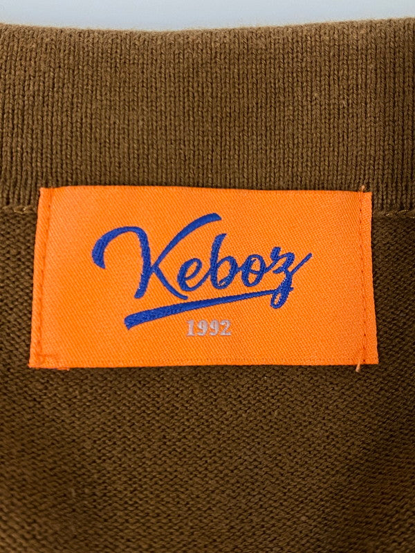 【中古品】【メンズ】 KEBOZ ケボズ ハーフジップセーター メンズ トップス ハーフジップ 長袖シャツ 142-260904-em-11-min カラー：ブラウン 万代Net店