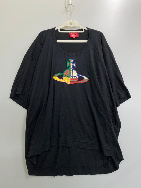 【中古品】【レディース】 VIVIENNE WESTWOOD RED LABEL ヴィヴィアンウエストウッド レッドレーベル ORB S/S TOP16-12-311033 半袖Tシャツ ショートスリーブ 170-260904-em-18-min サイズ：00 カラー：ブラック 万代Net店