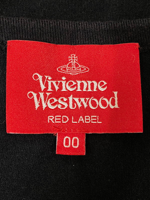 【中古品】【レディース】 VIVIENNE WESTWOOD RED LABEL ヴィヴィアンウエストウッド レッドレーベル ORB S/S TOP16-12-311033 半袖Tシャツ ショートスリーブ 170-260904-em-18-min サイズ：00 カラー：ブラック 万代Net店