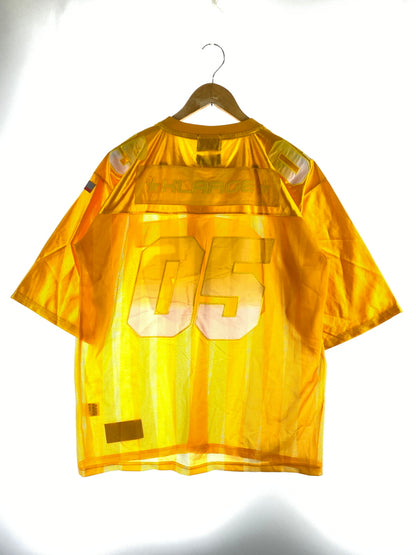 【中古品】【メンズ】 XLARGE エックスラージ × FUBU フブ BASEBALL SHIRT ベースボールシャツ 野球 ユニホーム風 半袖 シャツ メンズ トップス 142-260904-em-36-min サイズ：L カラー：ライトオレンジ 万代Net店