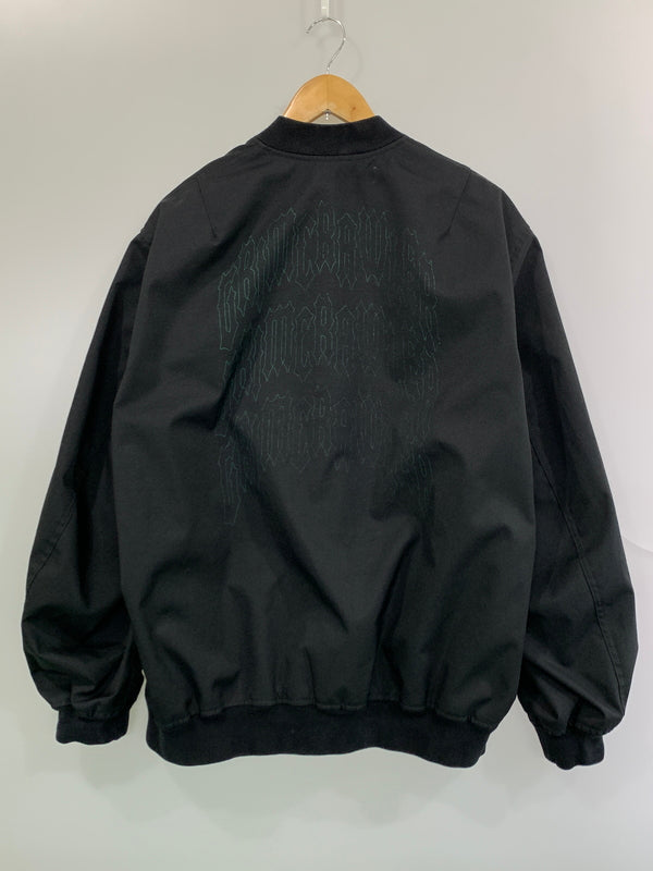 【中古品】【メンズ】 RAF SIMONS ラフシモンズ 22SS GRIMCRAWLER BOMBER JACKET グリムクローラー ボンバージャケット 221-623A アウター 141-260903-hu-15-min サイズ：M カラー：ブラック 万代Net店