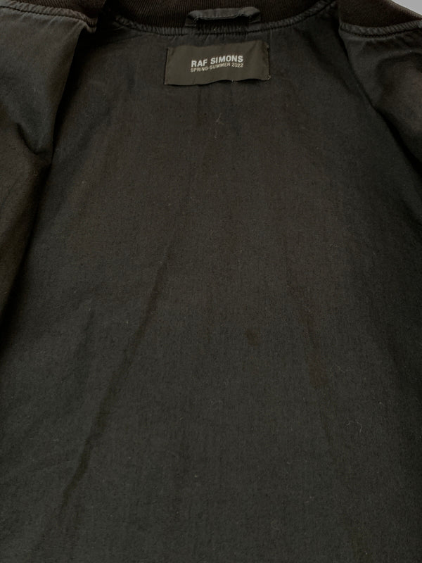 【中古品】【メンズ】 RAF SIMONS ラフシモンズ 22SS GRIMCRAWLER BOMBER JACKET グリムクローラー ボンバージャケット 221-623A アウター 141-260903-hu-15-min サイズ：M カラー：ブラック 万代Net店