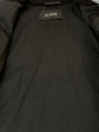 【中古品】【メンズ】 RAF SIMONS ラフシモンズ 22SS GRIMCRAWLER BOMBER JACKET グリムクローラー ボンバージャケット 221-623A アウター 141-260903-hu-15-min サイズ：M カラー：ブラック 万代Net店