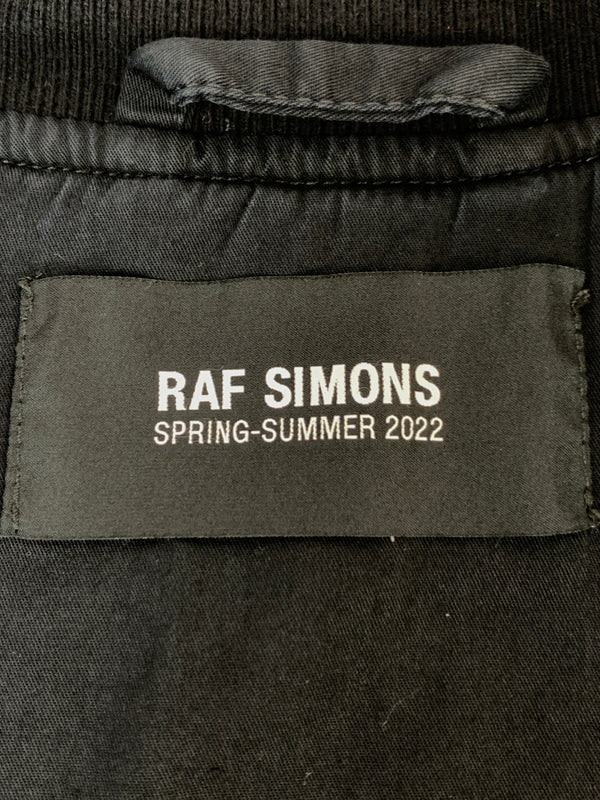 【中古品】【メンズ】 RAF SIMONS ラフシモンズ 22SS GRIMCRAWLER BOMBER JACKET グリムクローラー ボンバージャケット 221-623A アウター 141-260903-hu-15-min サイズ：M カラー：ブラック 万代Net店