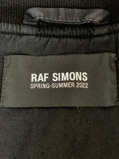 【中古品】【メンズ】 RAF SIMONS ラフシモンズ 22SS GRIMCRAWLER BOMBER JACKET グリムクローラー ボンバージャケット 221-623A アウター 141-260903-hu-15-min サイズ：M カラー：ブラック 万代Net店