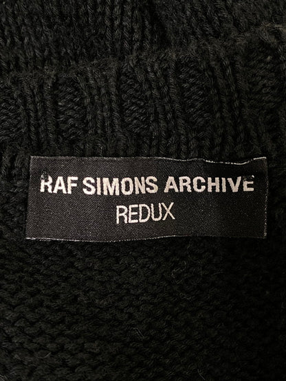 【中古品】【メンズ】 RAF SIMONS ARCHIVE REDUX ラフシモンズ アーカイブ リダックス KOLLAPS KNIT コラップス ニット セーター メンズ トップス 141-260901-em-29-min サイズ：1 カラー：ブラックグリーン 万代Net店