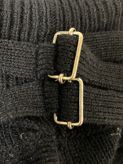 【中古品】【メンズ】 RAF SIMONS ラフシモンズ ダブル ストラップ タートルネック セーター メンズ ニット トップス 141-260901-em-30-min サイズ：M カラー：ブラック 万代Net店