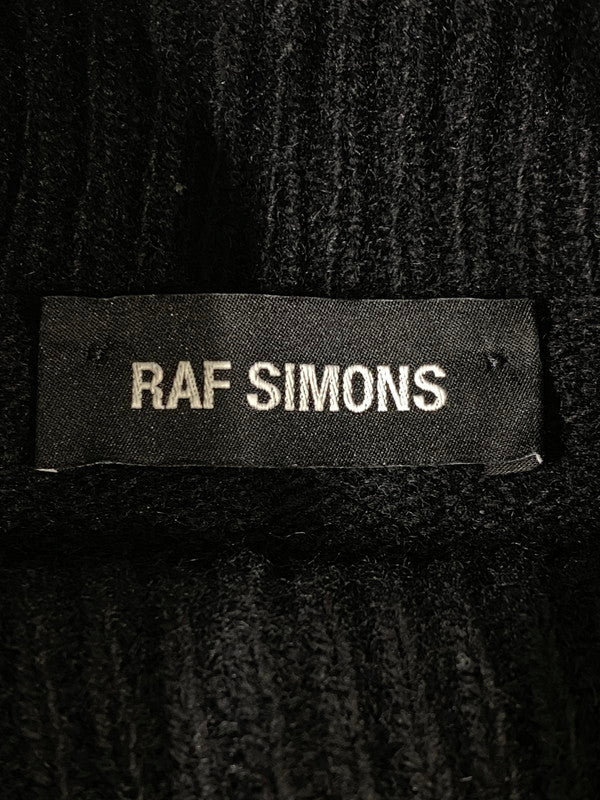 【中古品】【メンズ】 RAF SIMONS ラフシモンズ ダブル ストラップ タートルネック セーター メンズ ニット トップス 141-260901-em-30-min サイズ：M カラー：ブラック 万代Net店