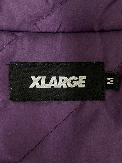 【中古品】【メンズ】 XLARGE エクストララージ NYLON PUFFER JACKE ナイロン パファージャケット メンズ アウター ジップアップ フーディ 142-260901-em-53-min サイズ：M カラー：パープル 万代Net店