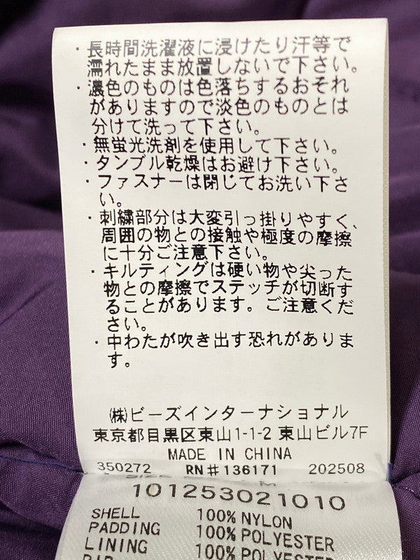 【中古品】【メンズ】 XLARGE エクストララージ NYLON PUFFER JACKE ナイロン パファージャケット メンズ アウター ジップアップ フーディ 142-260901-em-53-min サイズ：M カラー：パープル 万代Net店