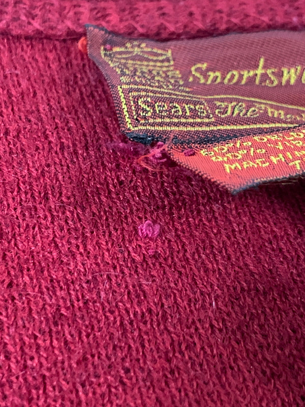 【中古品】【メンズ】 KINGS ROAD SEARS キングスロード シアーズ 60S MOHAIR CARDIGAN 60年代 モヘア カーディガン アウター 146-260903-hu-47-min サイズ：L カラー：レッド 万代Net店