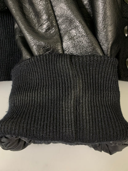 【中古品】【メンズ】 HOLLOWAY ホロウェイ 90S BLACK STADIUM JACKET 90年代 ブラック スタジアム ジャケット アウター スタジャン ヴィンテージ 146-260903-hu-57-min サイズ：XXL カラー：ブラック 万代Net店