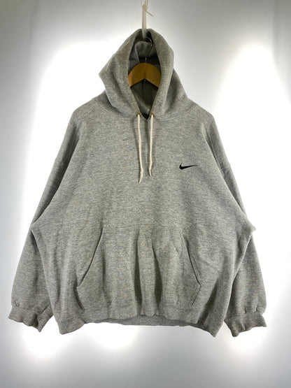 【中古品】【メンズ】 NIKE ナイキ 90S SWOOSH LOGO HOODIE スウォッシュロゴフーディ パーカ 146-260910-ta-04-min サイズ：XL カラー：グレー 万代Net店